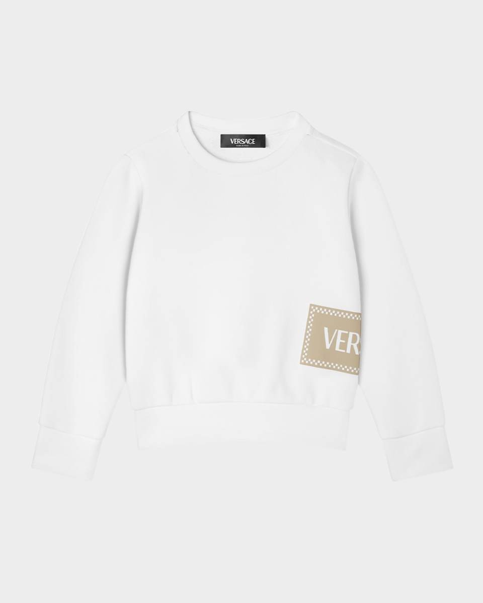 Boy's Damier Logo-Print Sweatshirt, Size 12M-4